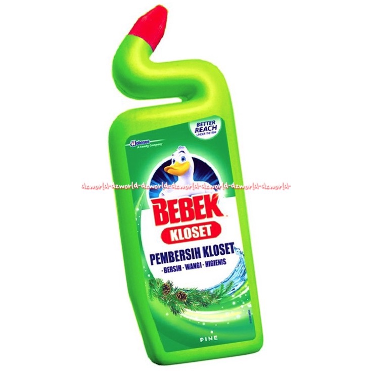 Bebek Kloset Pembersih Kloset WC Toilet Pinus 400ml Hijau Botol Kemasan Botol Hijau Bebebk Closet Green Duck