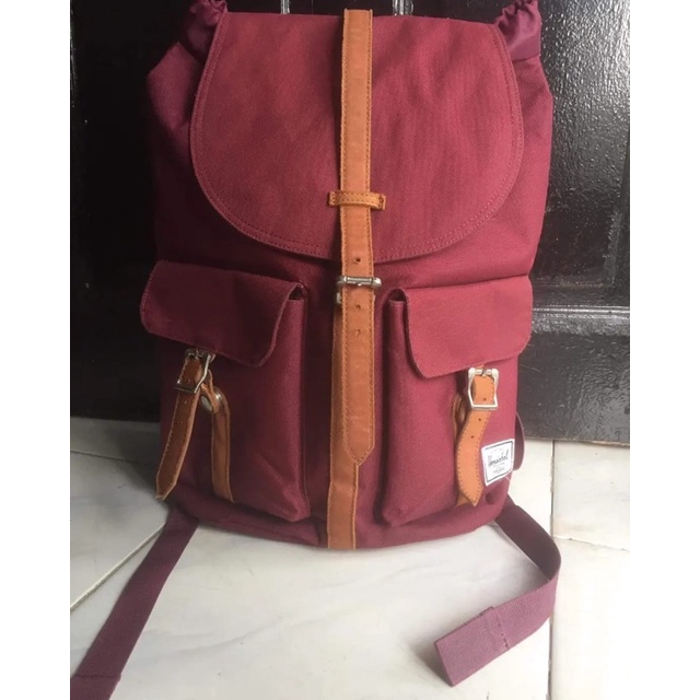 preloved herschel dawson backpack second bekas