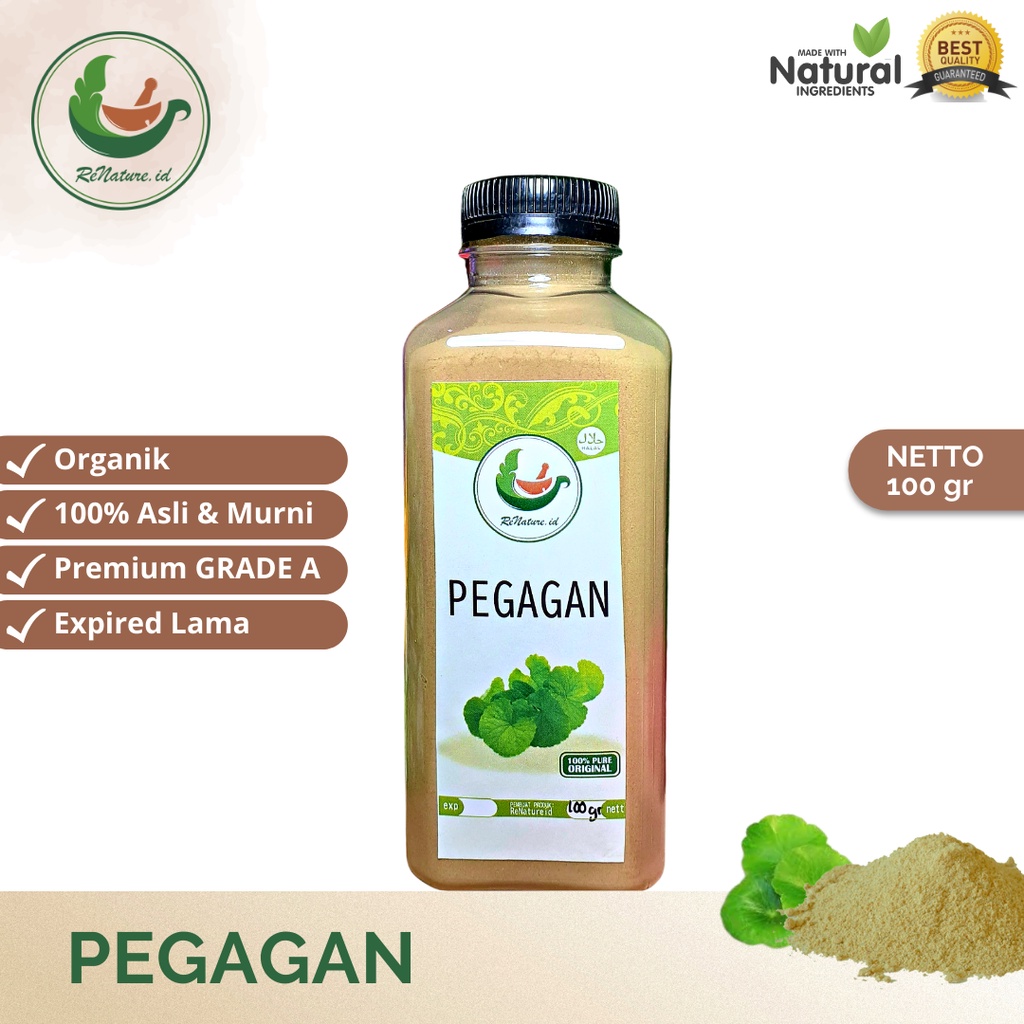 

PROMO!!! 100 GRAM PEGAGAN BUBUK MURNI RENATUREID