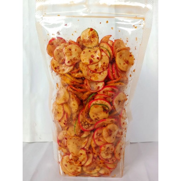 

SEBRING CIKUR KERUPUK BANTAT PEDAS CIKUR GURIH RENYAH MURAH 150 GRAM