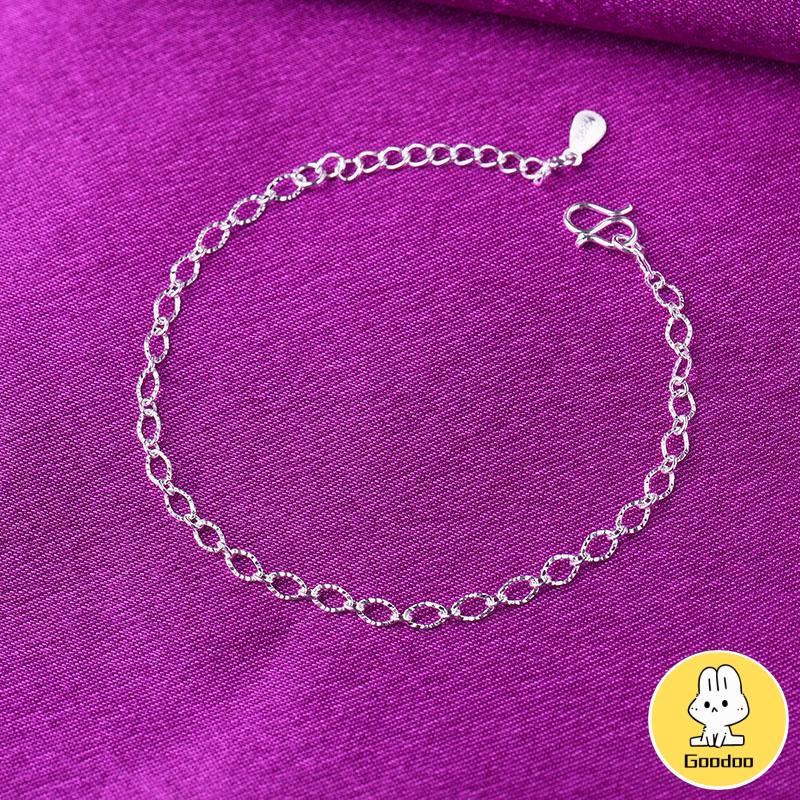 Gelang Rantai Bahan 925 Silver Untuk Wanita -Doo