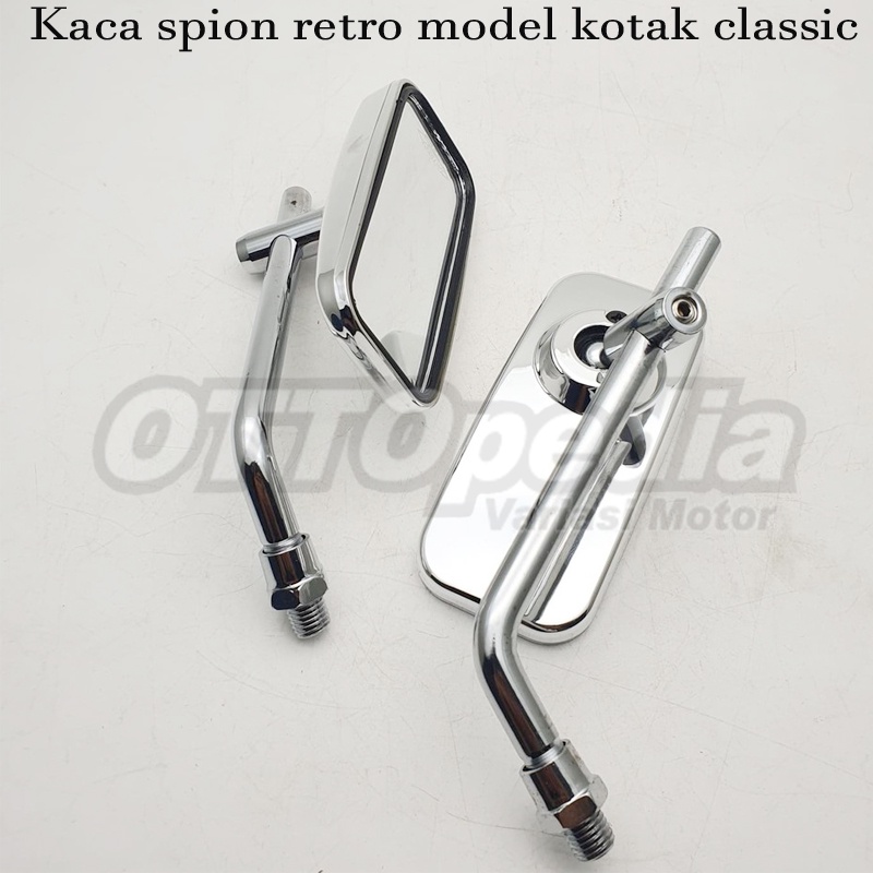 Kaca Spion Sepion Kotak Besi Variasi PNP HONDA Vario Beat Revo CB Chrome
