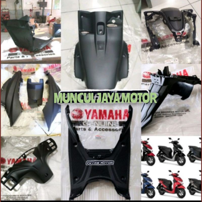 COVER BODI FULL KASAR YAMAHA FREEGO 2019 2022 ORIGINAL YAMAHA
