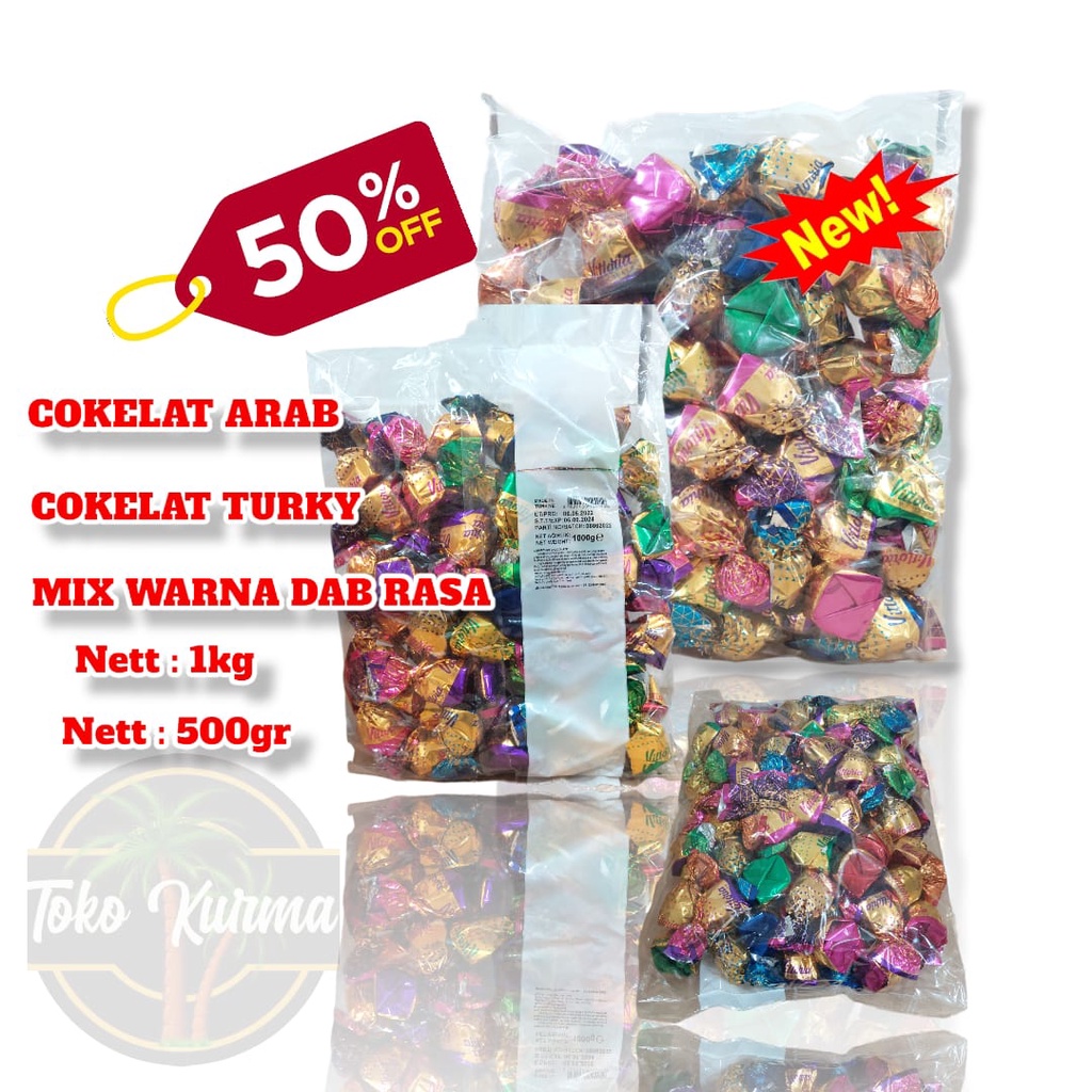

coklat arab turky 500gr
