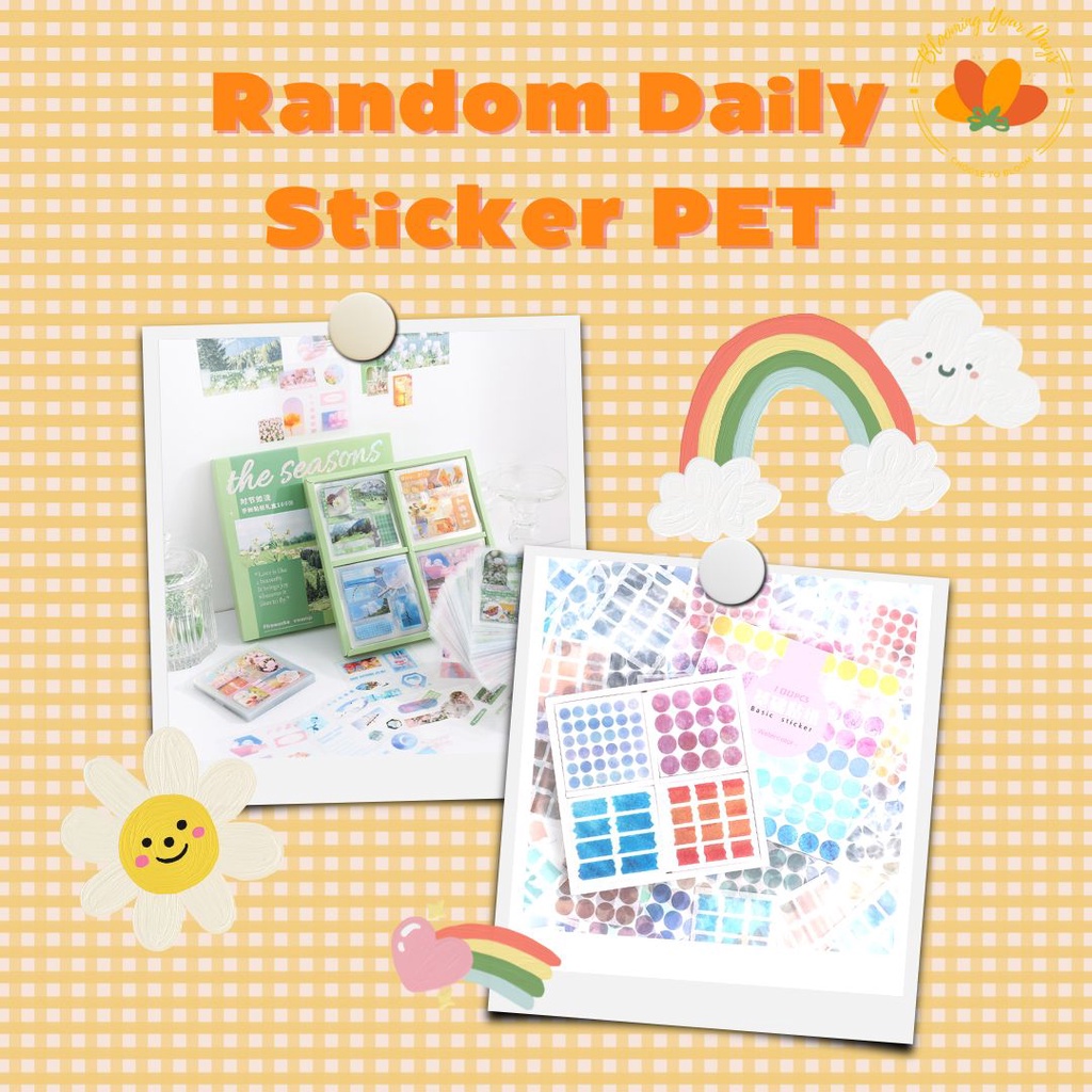 

Random Sticker dots round aesthetic daily cute pastel stiker bulat lingkaran tumblr stiker hp laptop vynil lucu murah