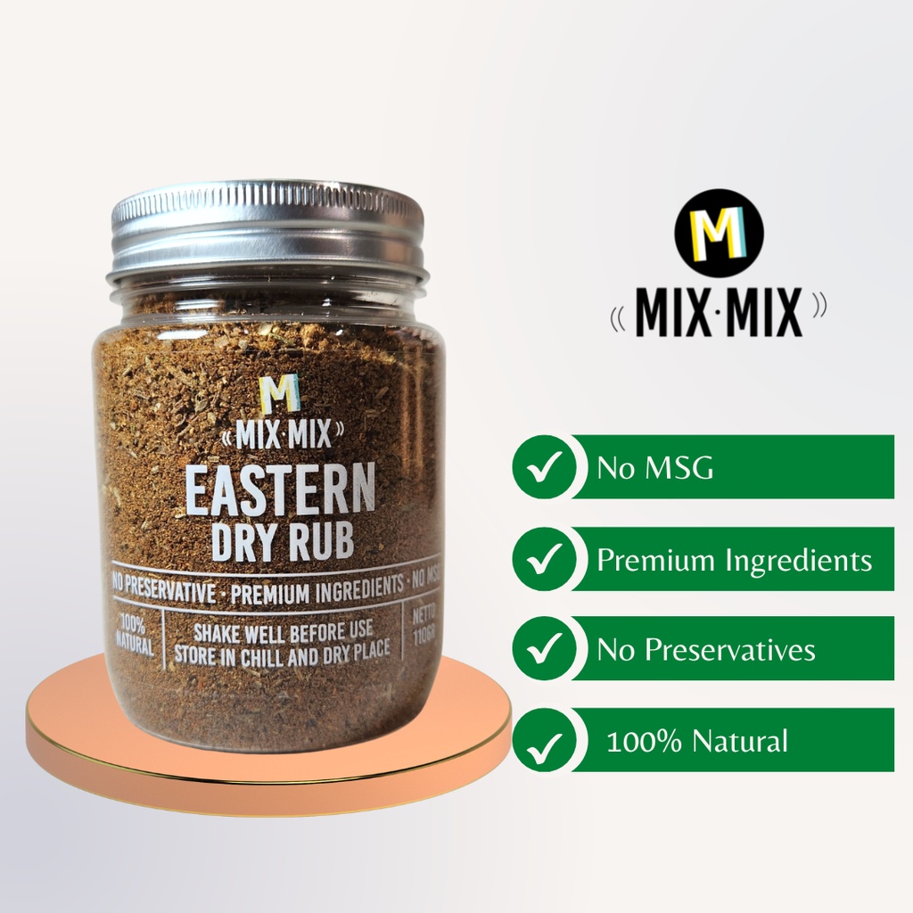 Mixmix Bumbu Marinasi Serba Guna Eastern Dry Rub / Bumbu Marinasi Serba Guna 110 GRAM