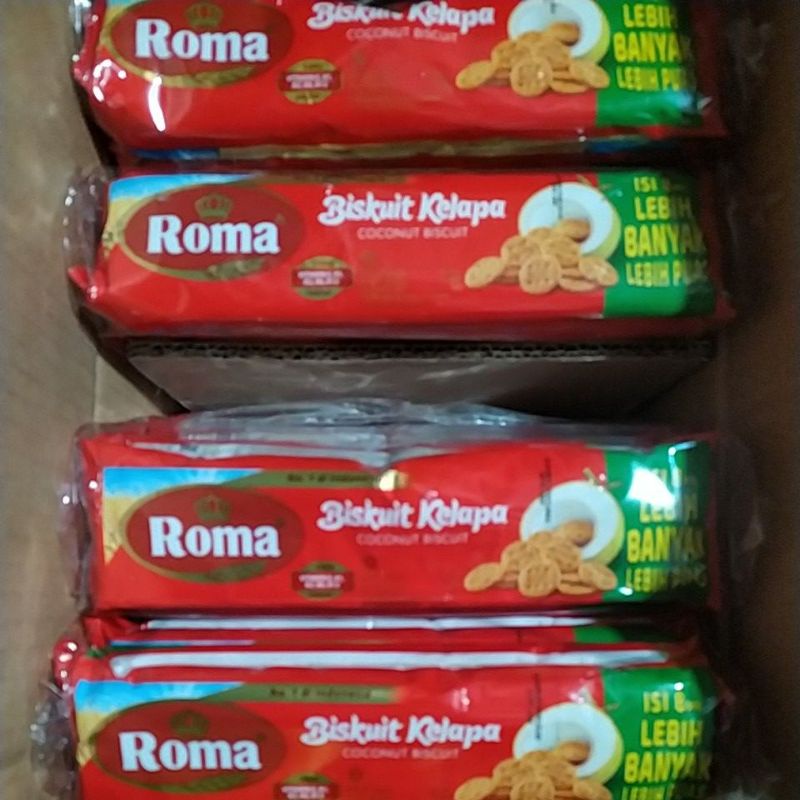 

Roma Biskuit Kelapa Renceng ( isi 10 @36gr )