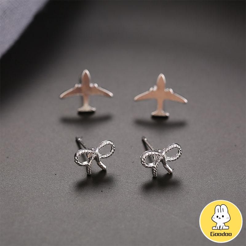 Set 7 Pasang Anting Kombinasi Model Sederhana -Doo