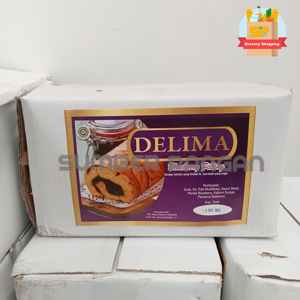 

DELIMA Selai Bluberry / Blueberry Filling 10kg