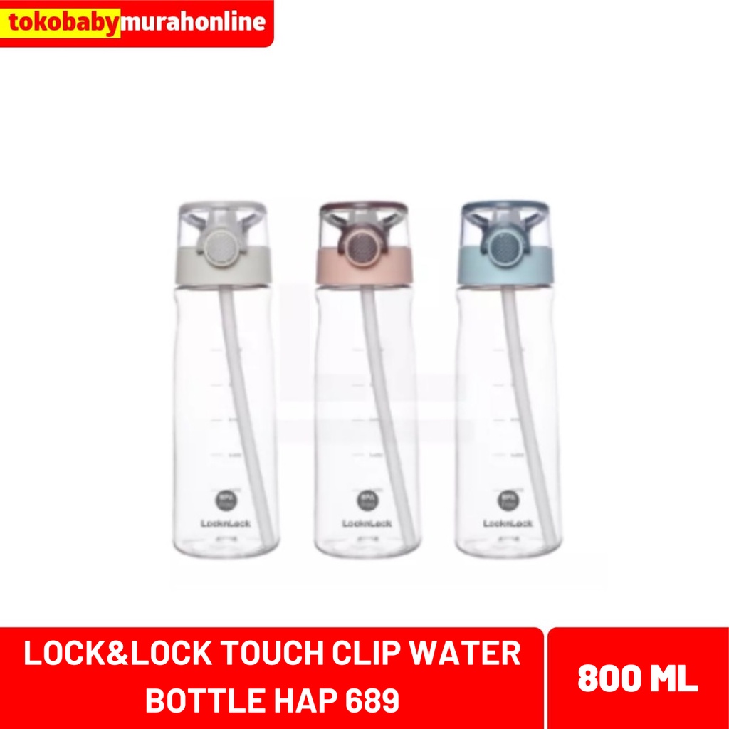 LOCK&amp;LOCK HAP 689 TOUCH CLIP WATER BOTTLE 800ML