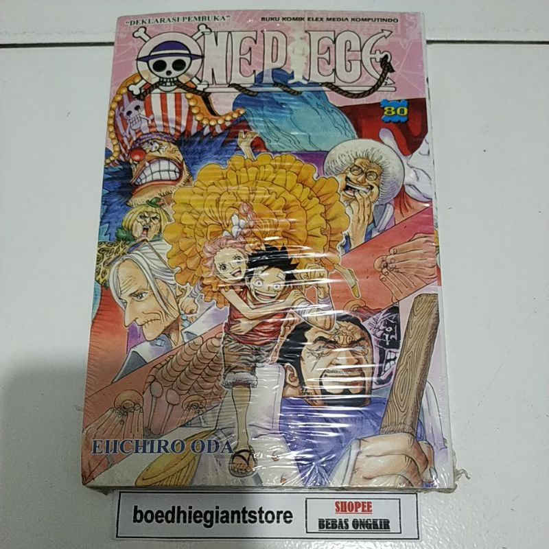Komik One piece 80, segel, TS