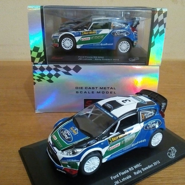 Miniatur Mobil Rally Ford Fiesta RS Diecast IST27