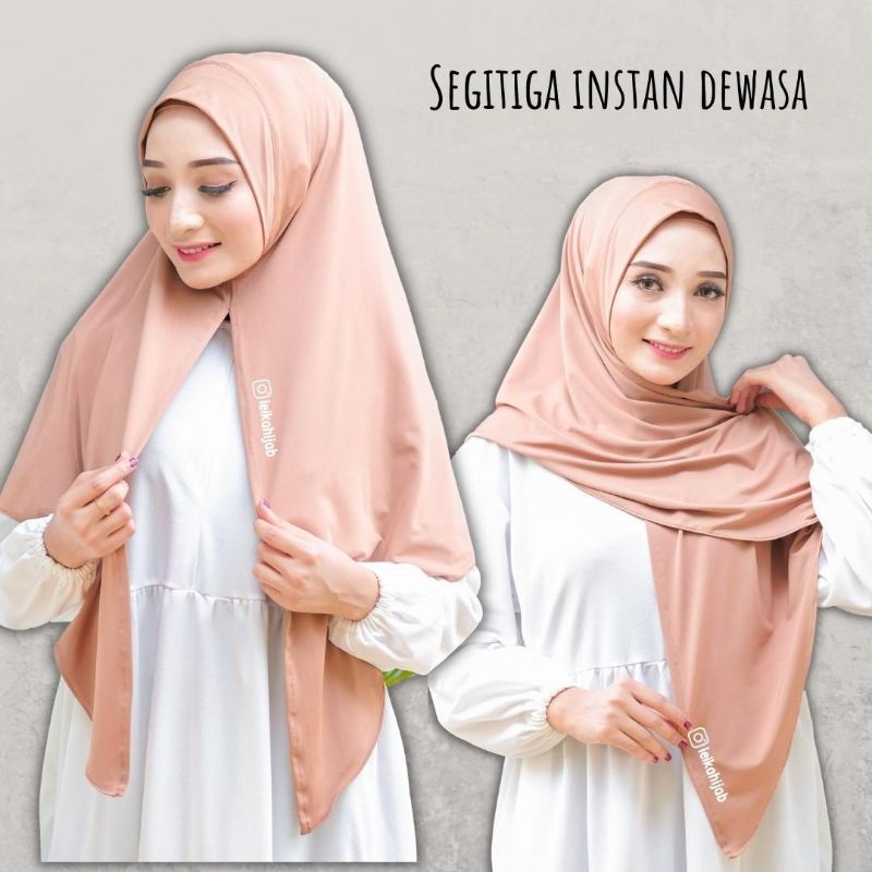 Hijab Segitiga Instan Dewasa - Leika