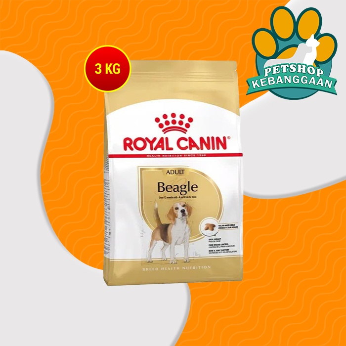 Makanan Anjing Royal Canin Adult Beagle 3 Kg Dog Food Beagle 3kg