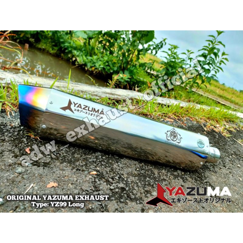 Promo Knalpot Racing Original YAZUMA EXHAUST YZ99 Long Silincer Only Universal