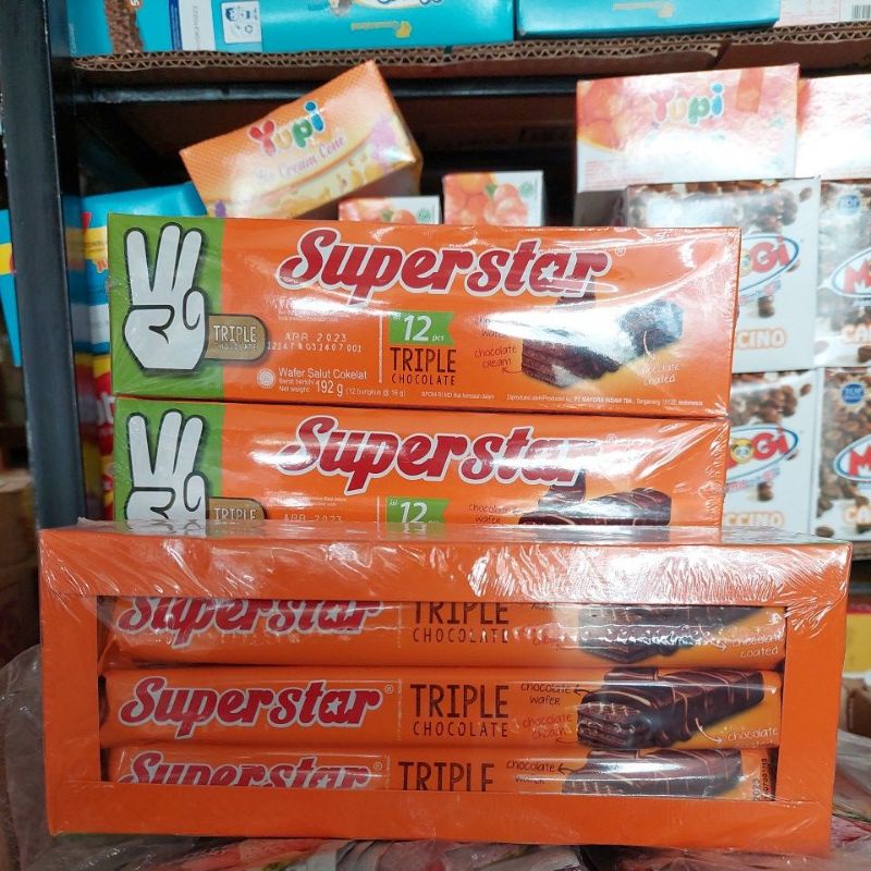 

Superstar Triple Chocolate | isi 20+1 pcs