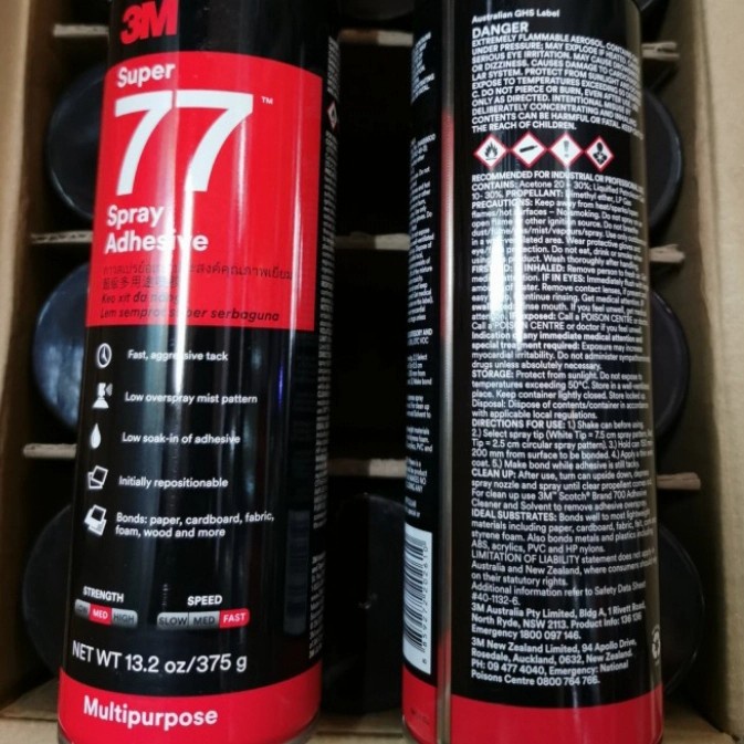 

Spray Adhesive 3M Super 77 3M multipurpose lem kertas 3m dll