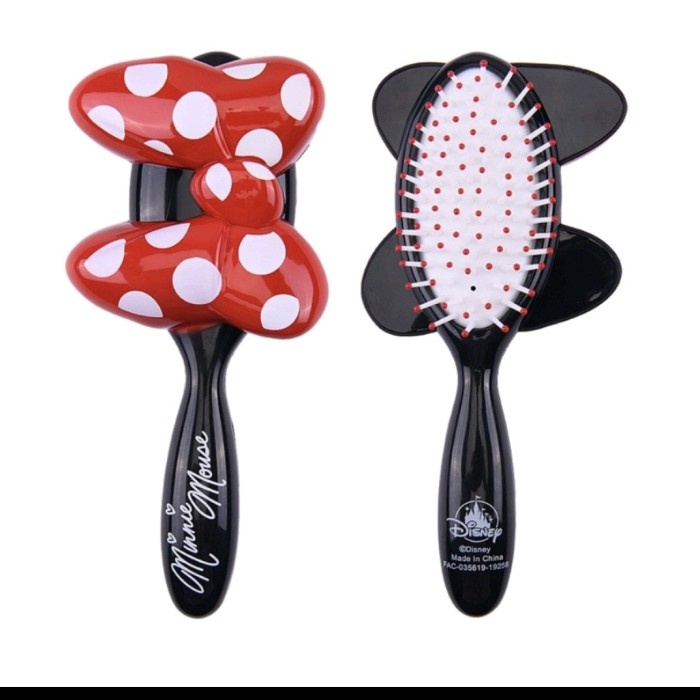 Minnie Mouse Premium Comb Sisir Sikat Sisir Blow Padle Hair Brush