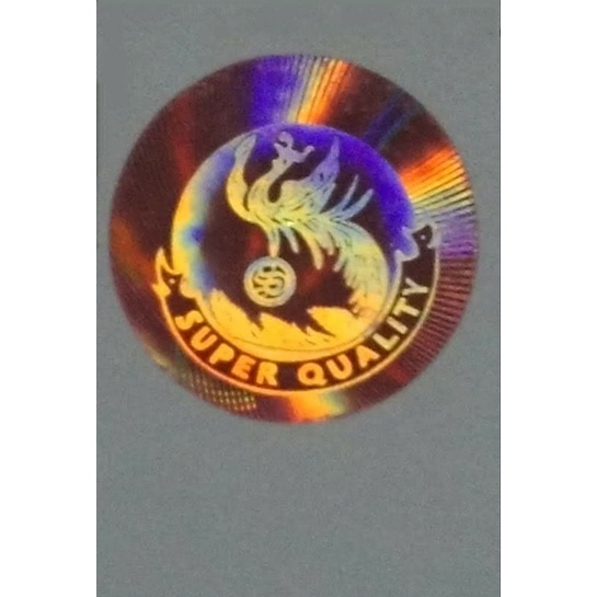 

Stiker hologram SQ Burung Phoenix