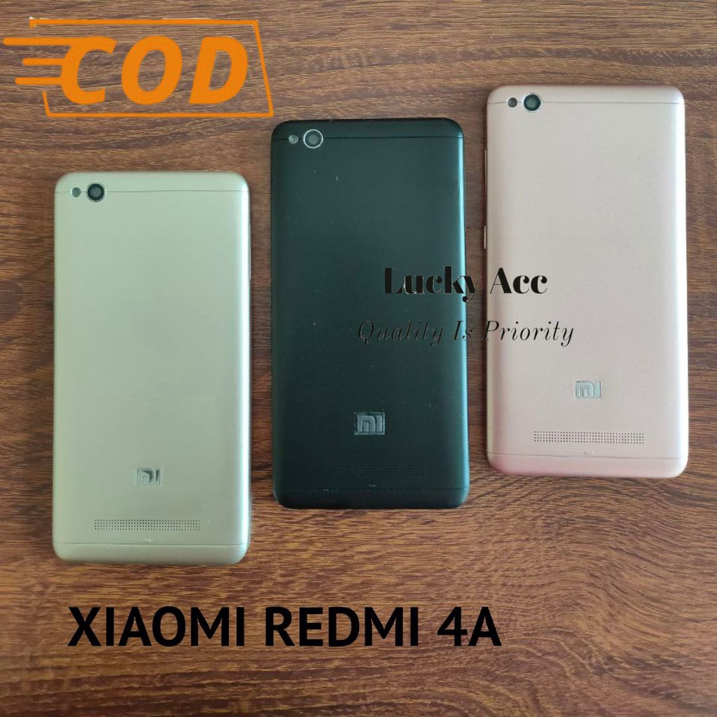 Backdoor Tutup Belakang Hp Xiaomi Xiomi Redmi 4A Original Backdor Back Cover Casing Kesing