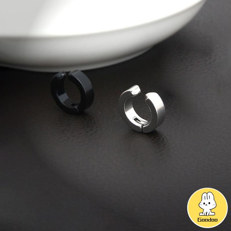 Anting Magnet Tanpa Lubang Telinga Palsu Bahan Titanium Steel -Doo