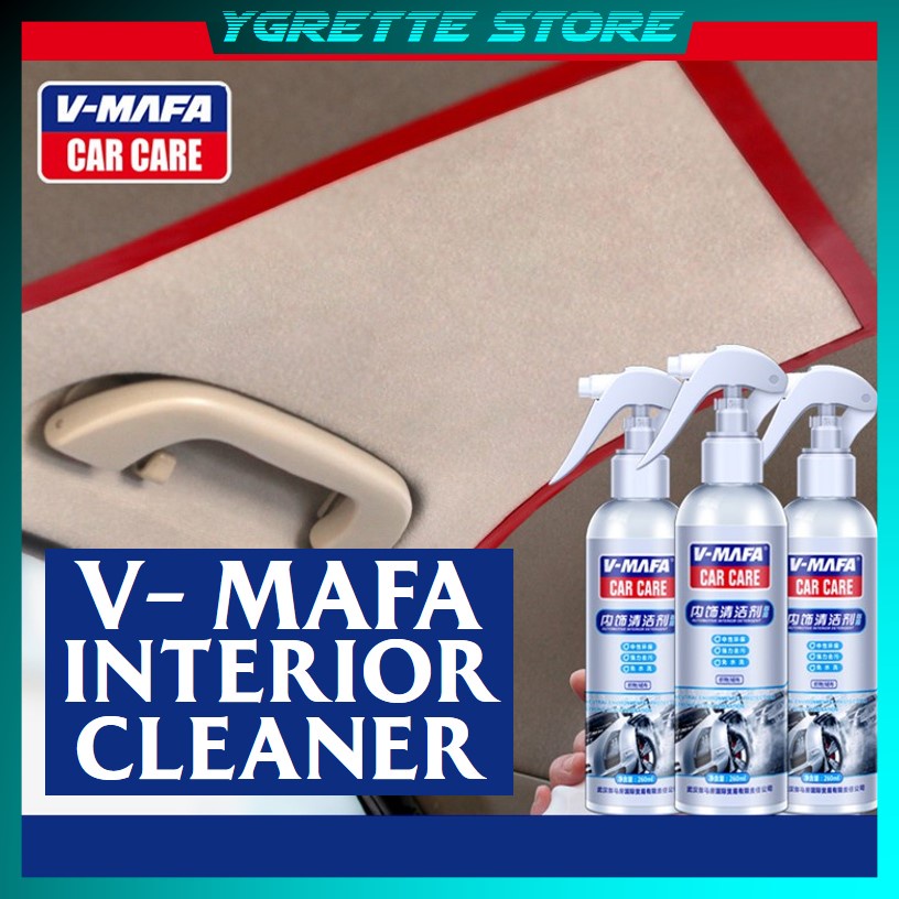 YGRETTE - V-MAFA CAIRAN PEMBERSIH ATAP PLAFON MOBIL Car Interior Cleaning Agent Pembersih Interior Mobil 260ml