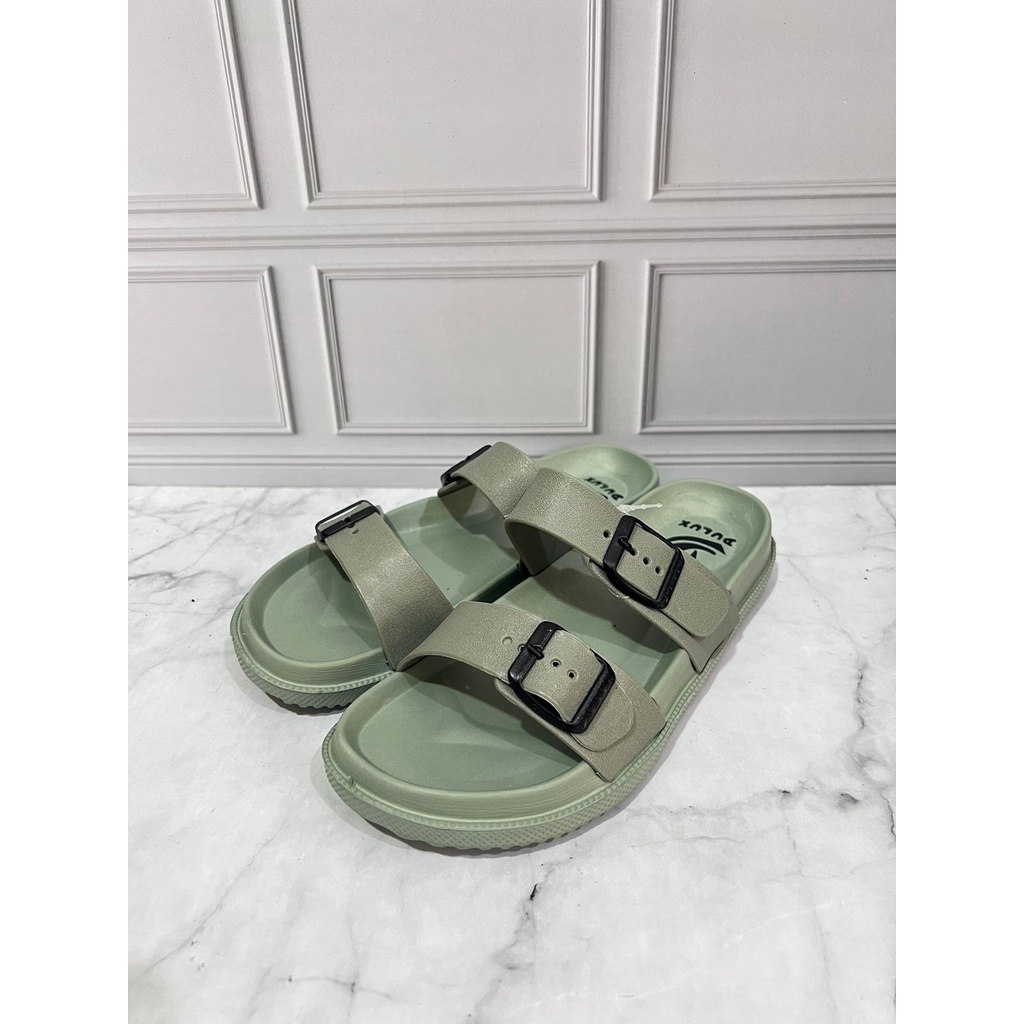 DX-263B-NW Sandal Selop Karet Wanita Tali Dua / Sandal Karet Dewasa Remaja Merek Dulux Size 36-40