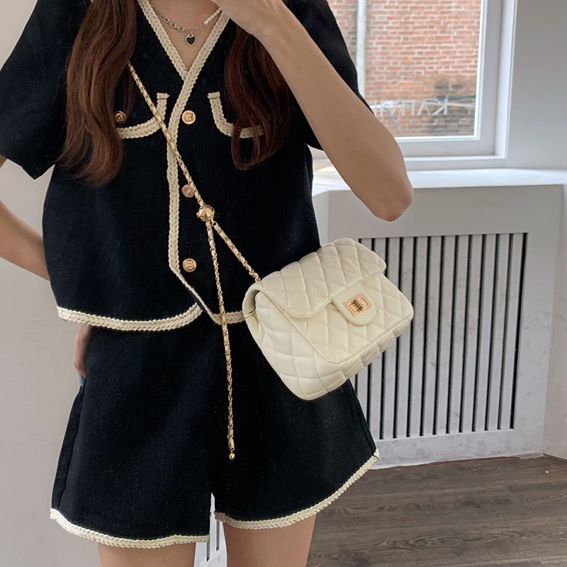 SISSY SLINGBAG Tas Selempang Kulit Wanita Tas Hp cewek Kecil  Handle Mini CHANEL