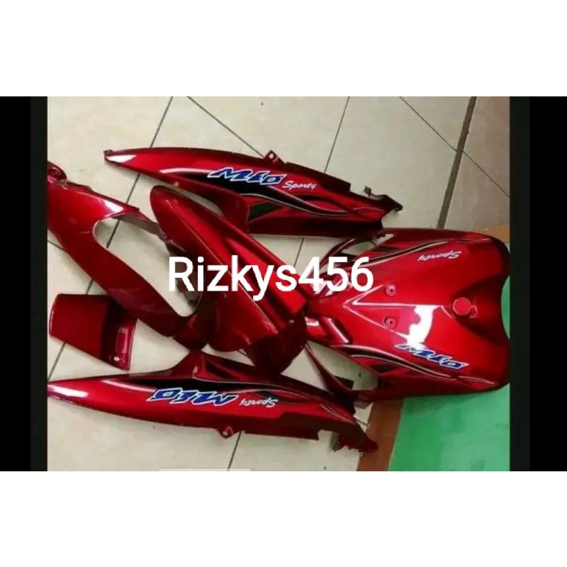 paket body mio sporty merah maroon