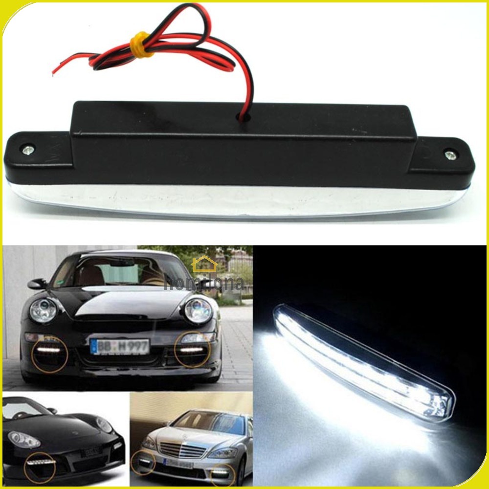 Lampu Fog Light Mobil Daytime LED 6000K 12V - LDN - Black