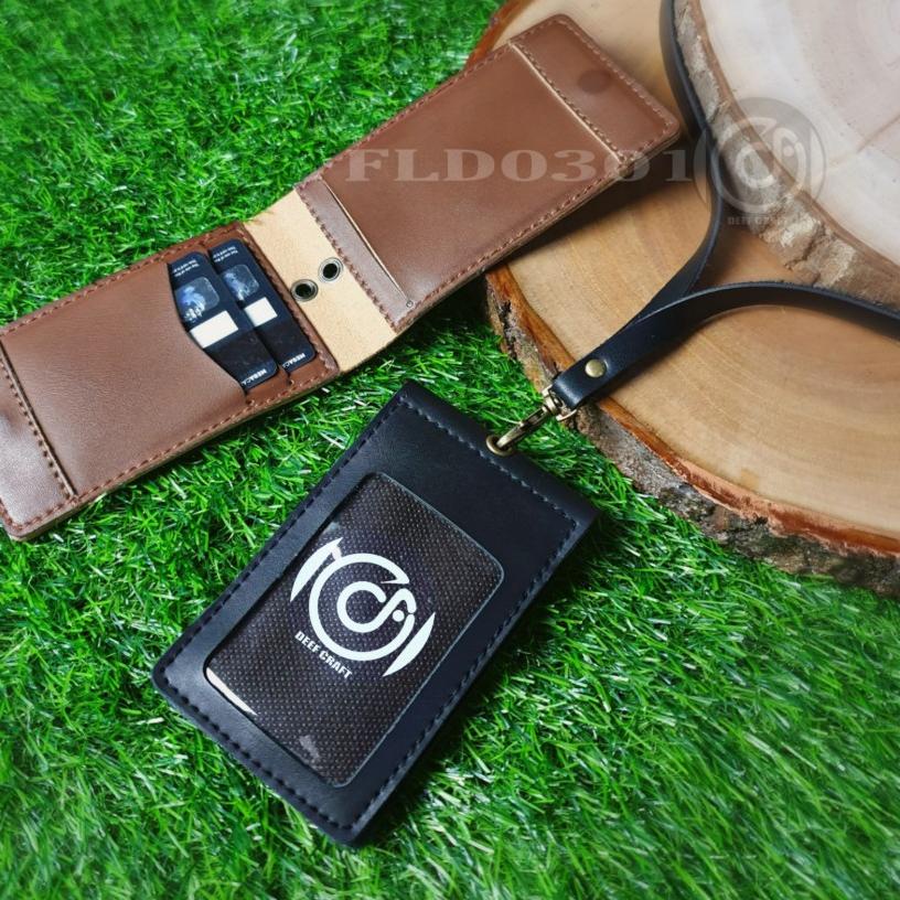 

e8✸Terkini➤ ID Card Holder Lipat Magnetic Multi Fungsi / Name Tag Kulit [FLD0301] 54 ✸
