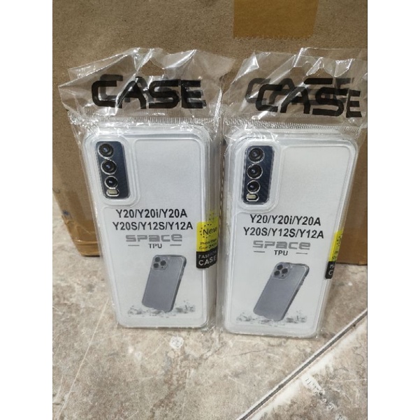 Softcase Vivo Y20 Y20I Y12S Y20S Y20A Y12A Vivo V2026 V2027 Silikon Casing Selicon Case Bening Terasfaran Transparan Pelindung Camera