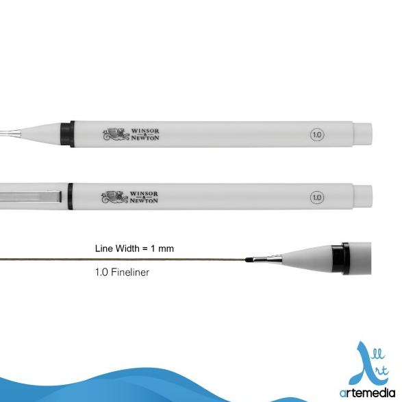 

Drawing Pen Winsor & Newton Fineliner Black Color - BLACK 1,0