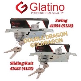 Kunci 4123 5123 Glatino Kunci 41054 41055 Glatino Kunci Swing Sliding Kait Aluminium Glatino