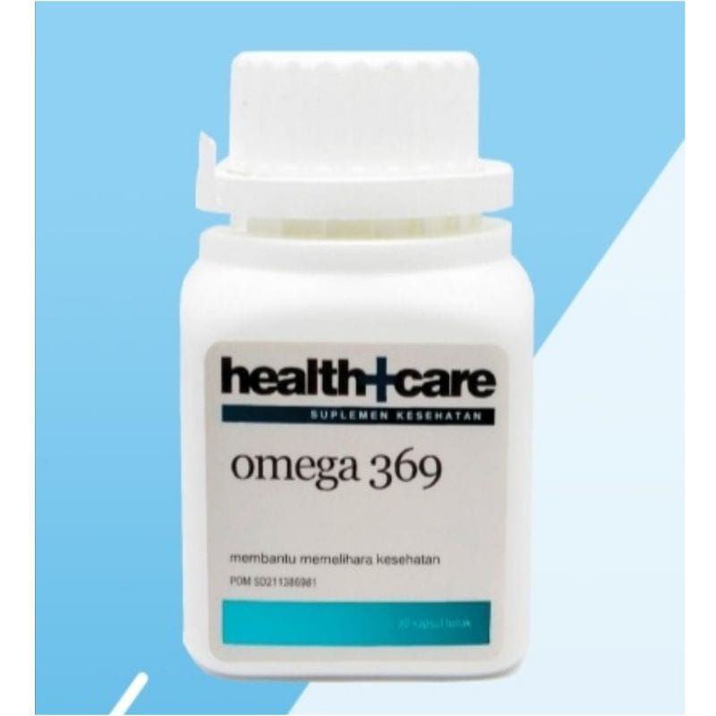 Health+Care Omega 369 isi 30 Soft Caps Membantu Memelihara Kesehatan