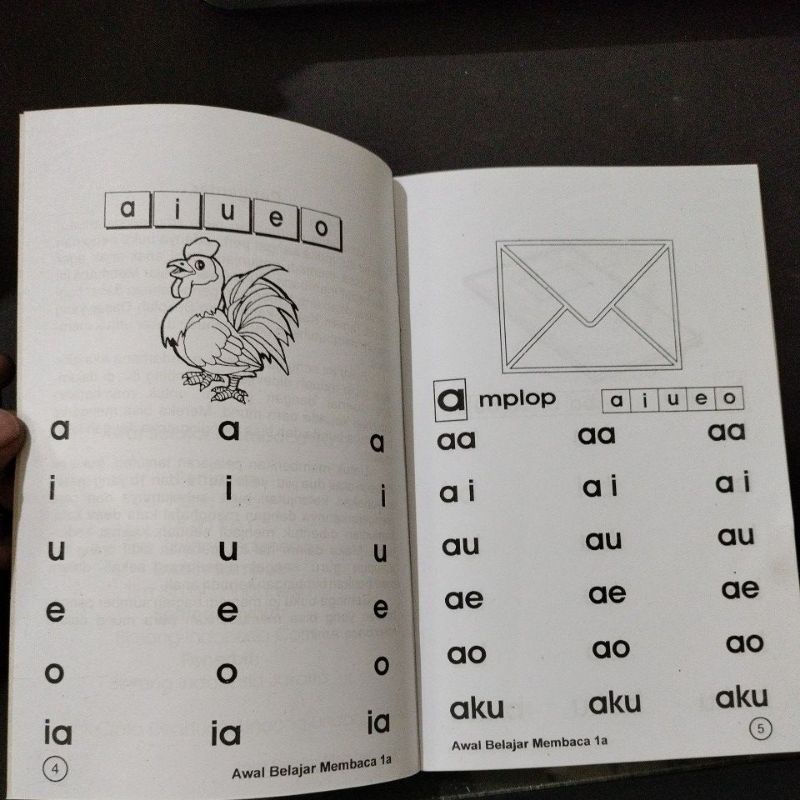 buku awal belajar membaca 1a dan 1b 32 halaman (15x24cm)