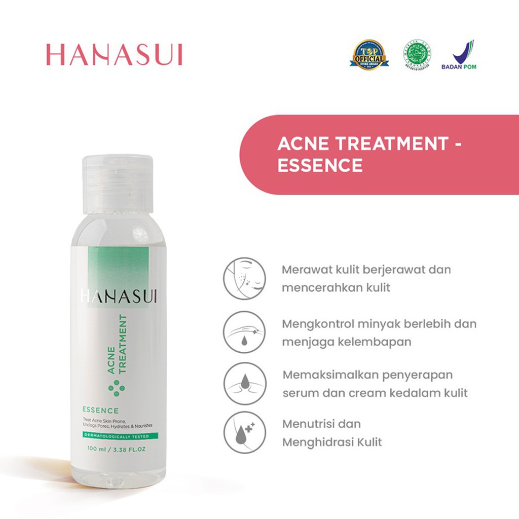 HANASUI Acne Treatment | Flawless Glow 10 Series | Acne Spot | Night Day Cream | Essence | Skincare Skin | Day Cream | Toner kosmetik