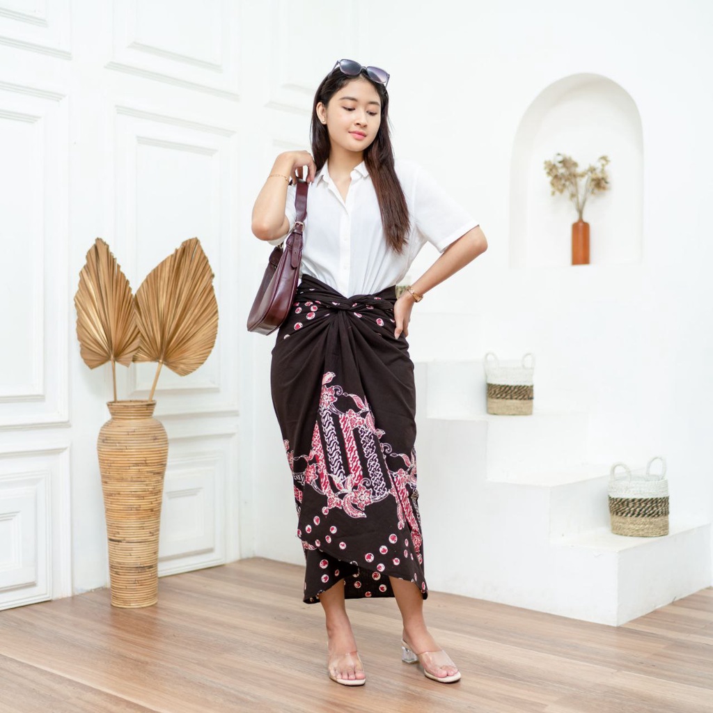 rok lilit batik / rok lilit batik kain lilit murah / lilit batik modern / 2 motif