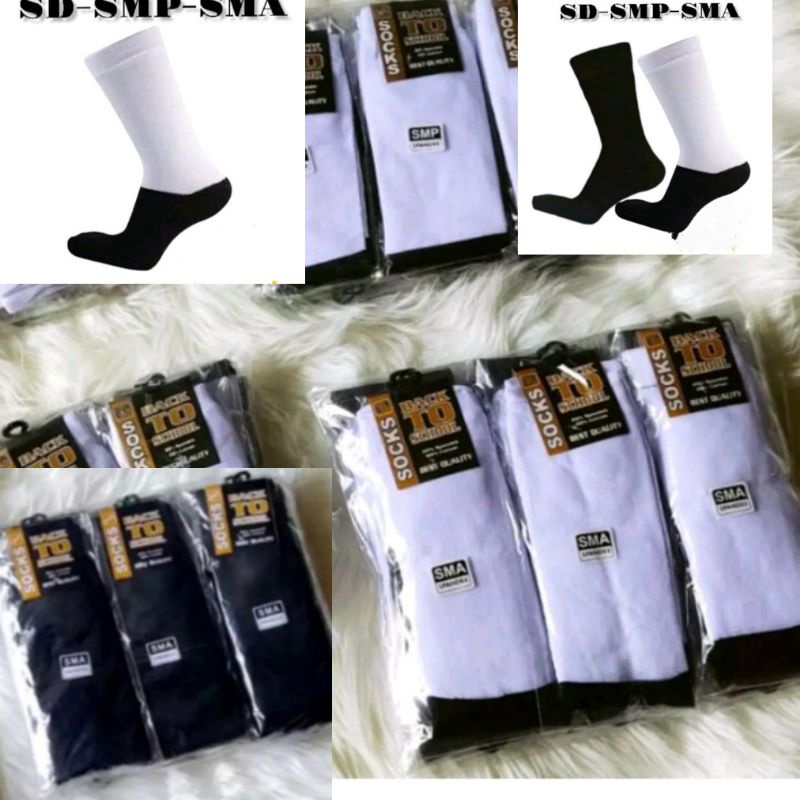 

KAOS KAKI SEKOLAH 3 PASANG SD SMP DAN SMA