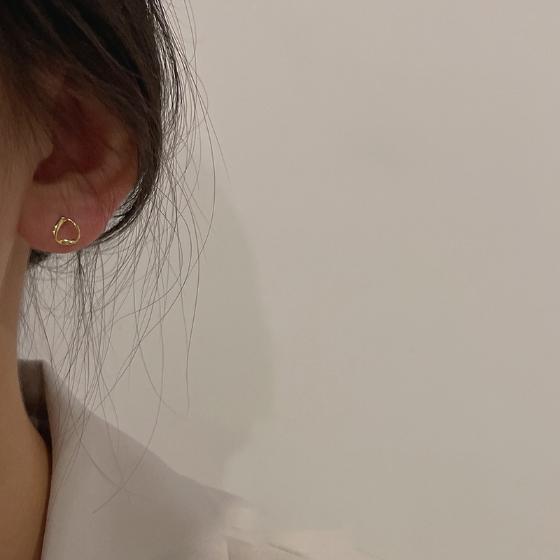 Roselife 1 Pasang Anting Tusuk Gantung Sterling Silver 925 Desain Geometri Gaya Simple Hypoallergenic Untuk Wanita