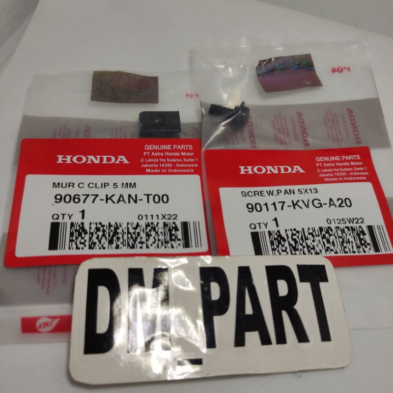 BAUT BOLT BOSH BODY BODI COVER TUTUP REFLEKTOR AKI HONDA BEAT SCOOPY SPACY VARIO 110 125 150 160 PCX