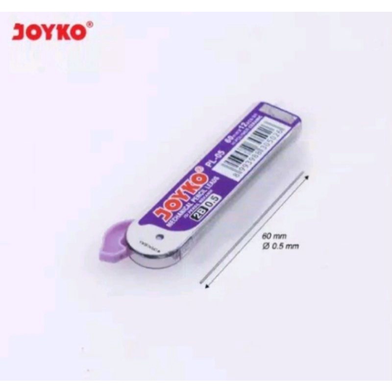 

ISI PENSIL MEKANIK 2B JOYKO PL-05 0.5 mm PENCIL LEAD TIDAK MUDAH PATAH REFILL PILOT MECHANIC MURAH