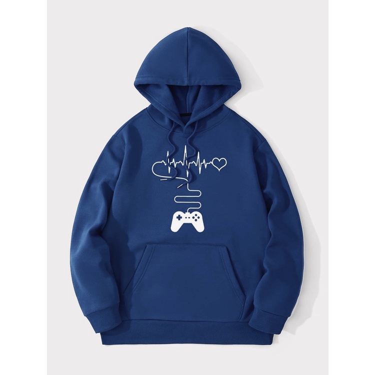 JOSTIK GAME Sweater Hoodie II JOSTIK GAME Jumper Hoodie II Sweter Oblong Topi Sz M - XL ( Pria &amp; Wanita / Anak &amp; Dewasa )