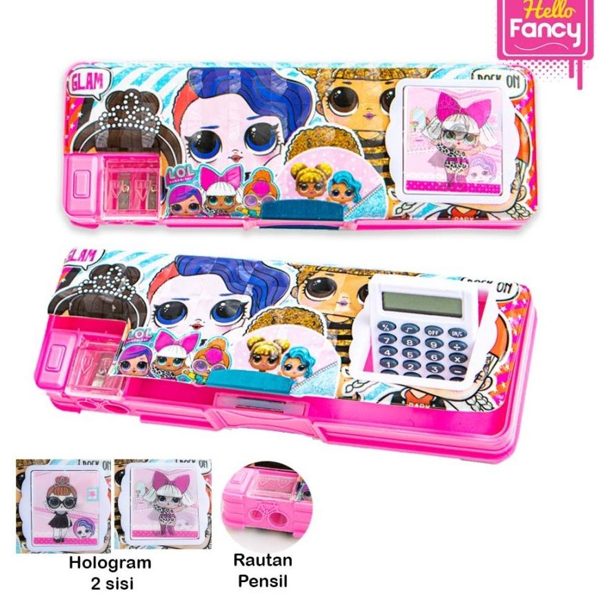 

[S-AMT ☎] Tempat Pensil Magnet Karakter + Kalkulator / Kotak Pensil CC-7806-proses cepat