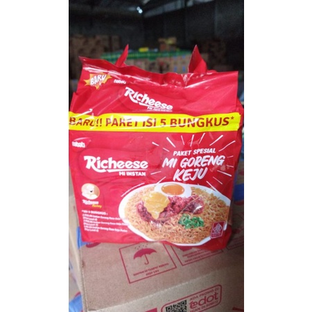 

paket mie goreng keju RICHEESE level 0-5