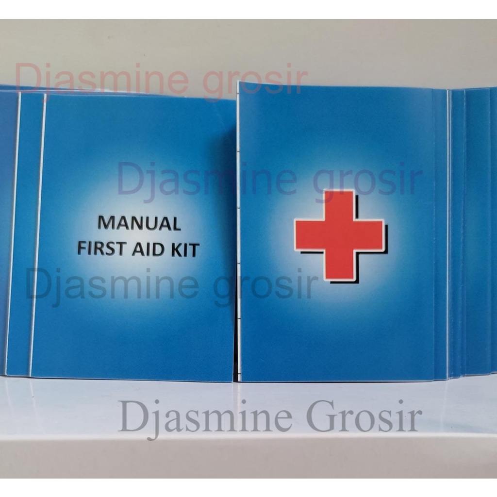 Buku Daftar isi P3K / P3K List Manual First Aid Kit Biru