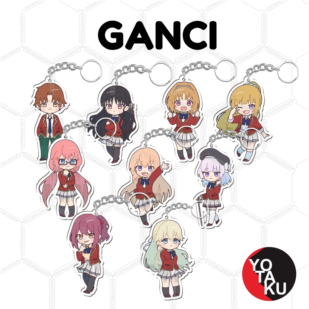 Classroom of the Elite Gantungan Kunci Anime Akrilik Dua Sisi GC26301 YOTAKUSHOP