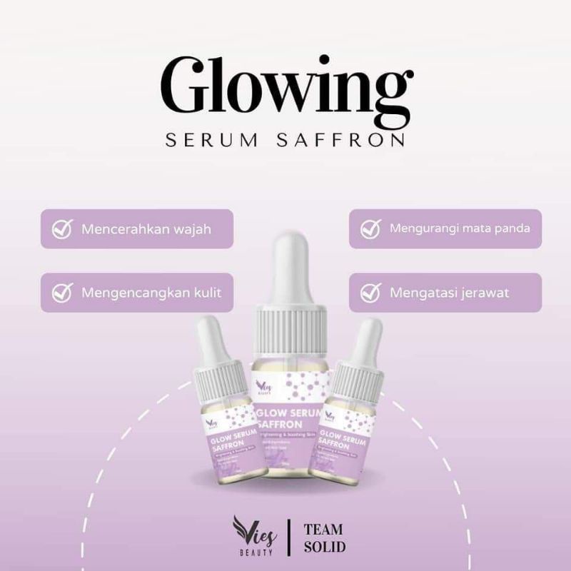 Glow serum saffron vies beauty