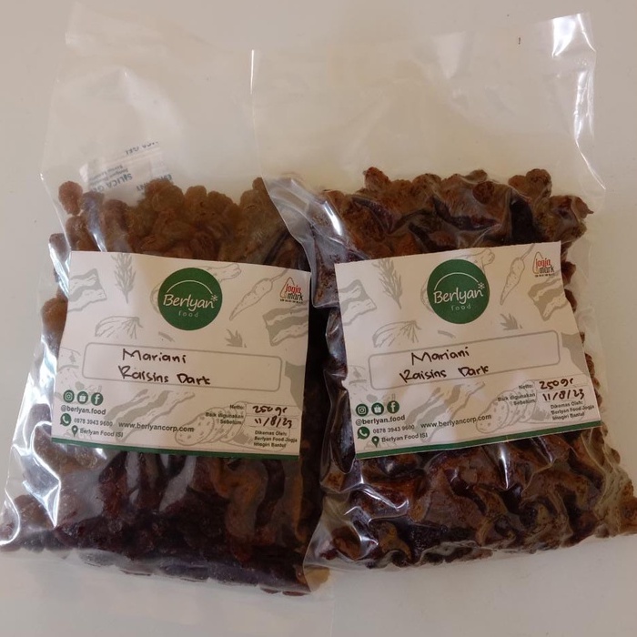 

kismis Mariani 250gr free bublewrap dan dus