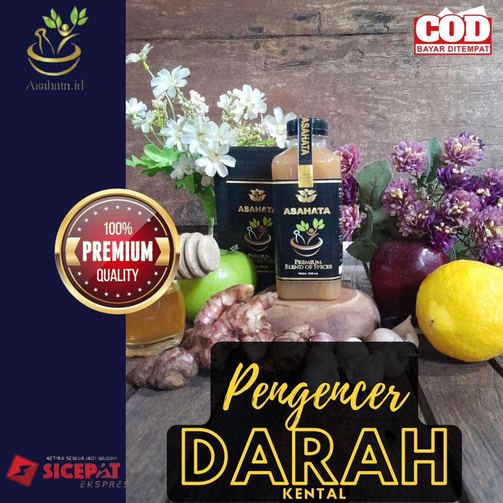 

Jus Bawang Putih Tunggal Ramuan Alami Mengencerkan Darah Beku - Asahata Original Blend Of Spices